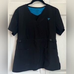 Women's Gold Couture Short Sleeved Medical Top